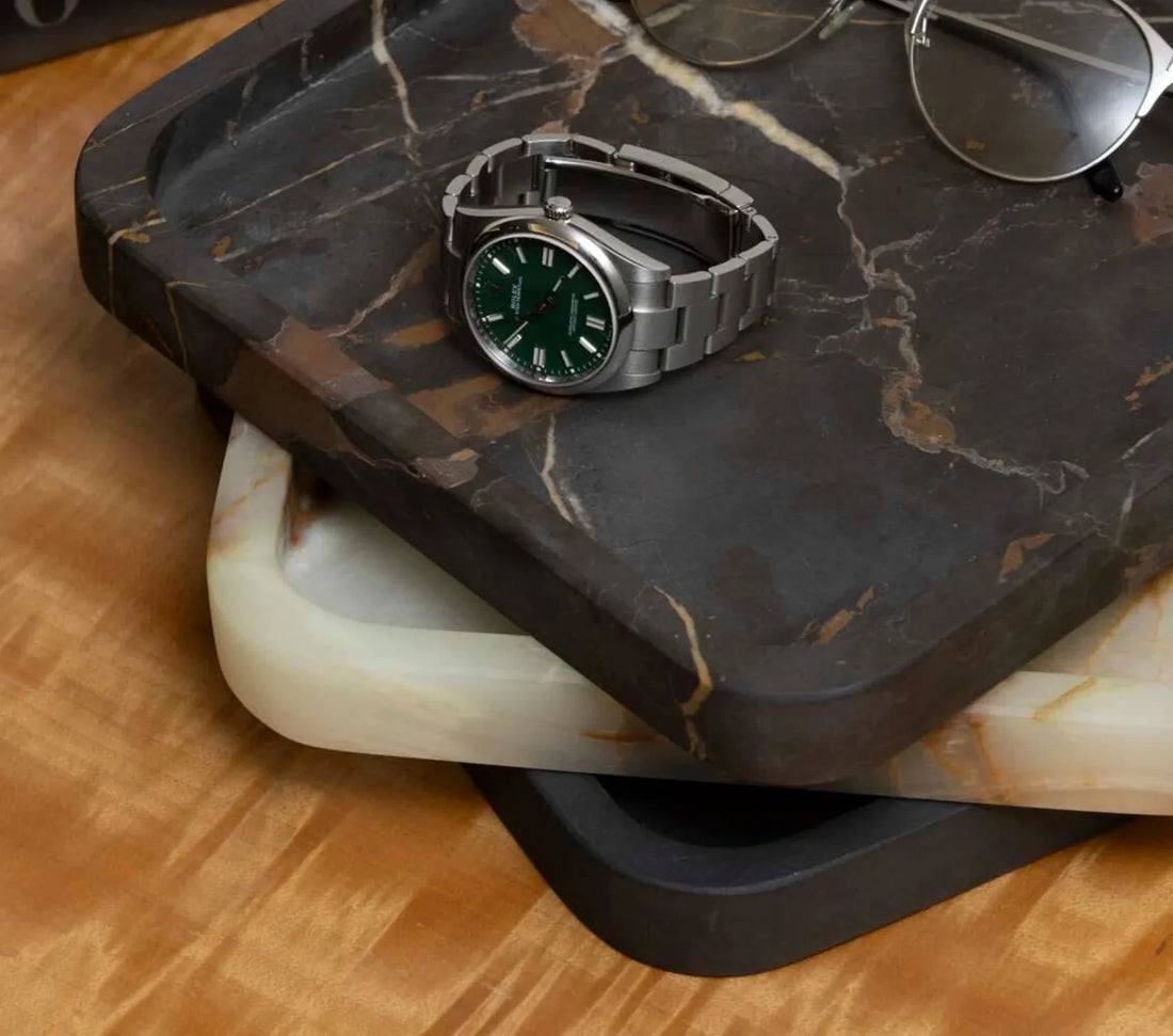 Marble Trays stacked 