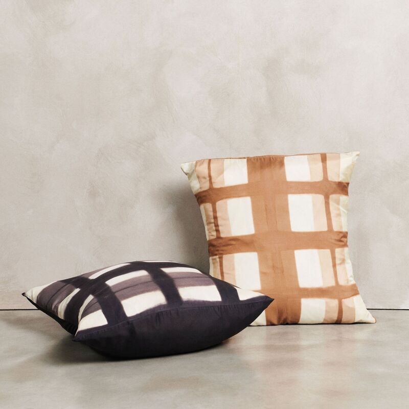Mulberry Silk Shibori Print Pillow
