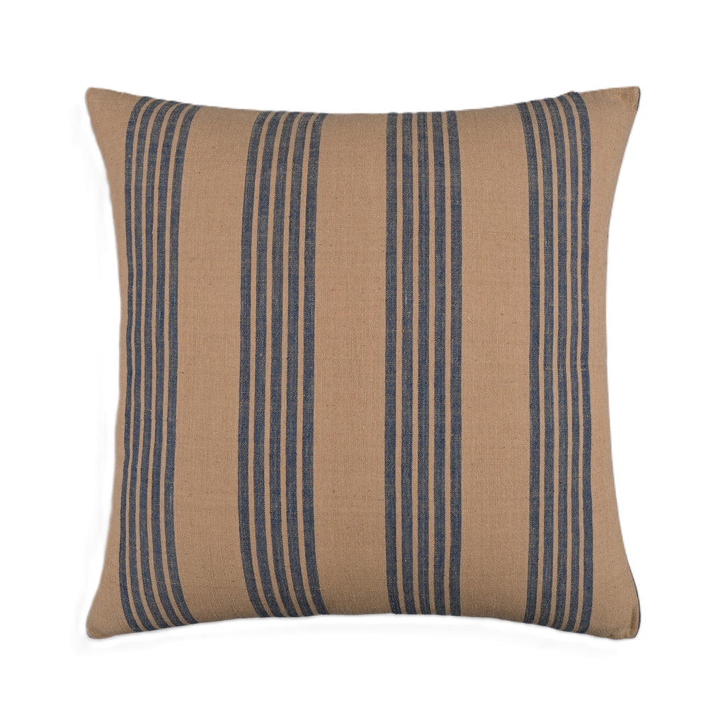 Striped Organic Cotton Pillow Cover