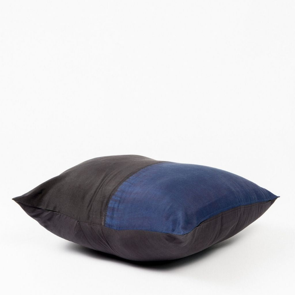 Mulberry Silk Colour Block Pillow