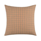 Elspeth Throw Pillow Cover with Grid Pattern