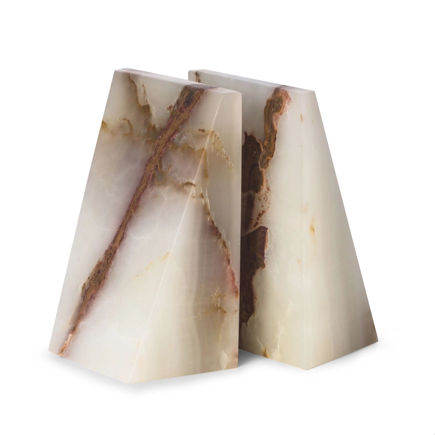 Onyx Wedge Bookend Set