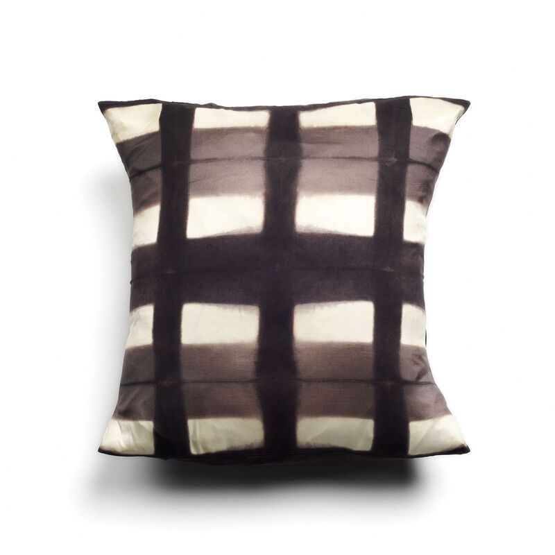 Mulberry Silk Shibori Print Pillow