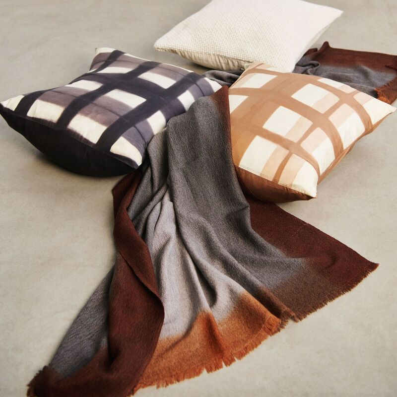 Mulberry Silk Shibori Print Pillow