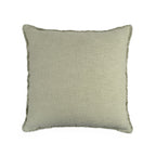 Organic Washed Cotton Throw Pillow Covers with Edge Fray