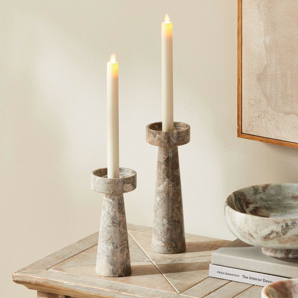 Terrene Candle Stand Duo