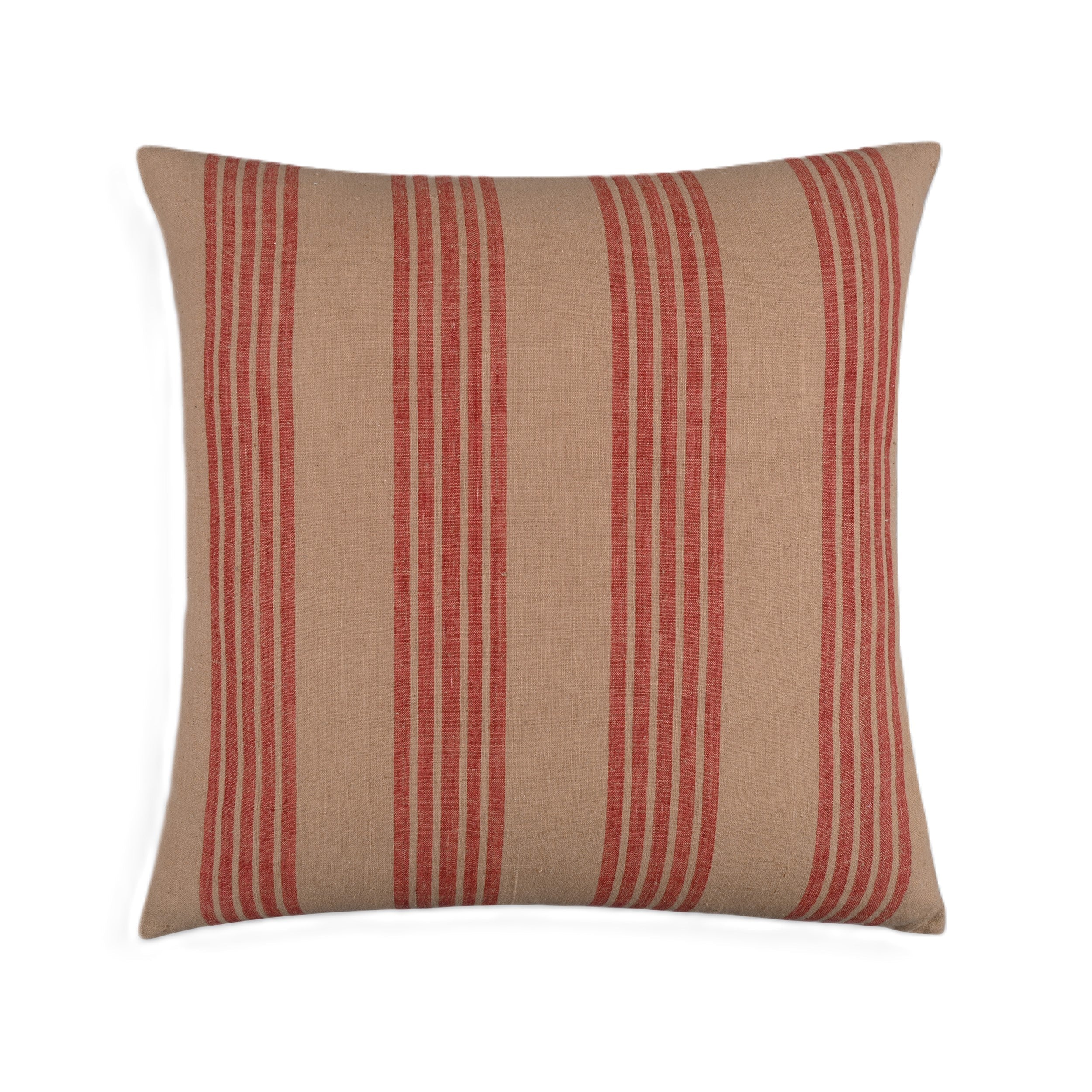 Striped Organic Cotton Pillow Cover