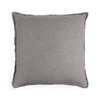 Organic Washed Cotton Throw Pillow Covers with Edge Fray