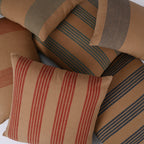 Striped Organic Cotton Pillow Cover