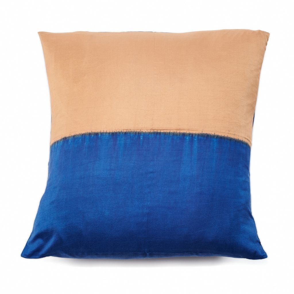 Mulberry Silk Colour Block Pillow