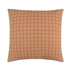 Elspeth Throw Pillow Cover with Grid Pattern