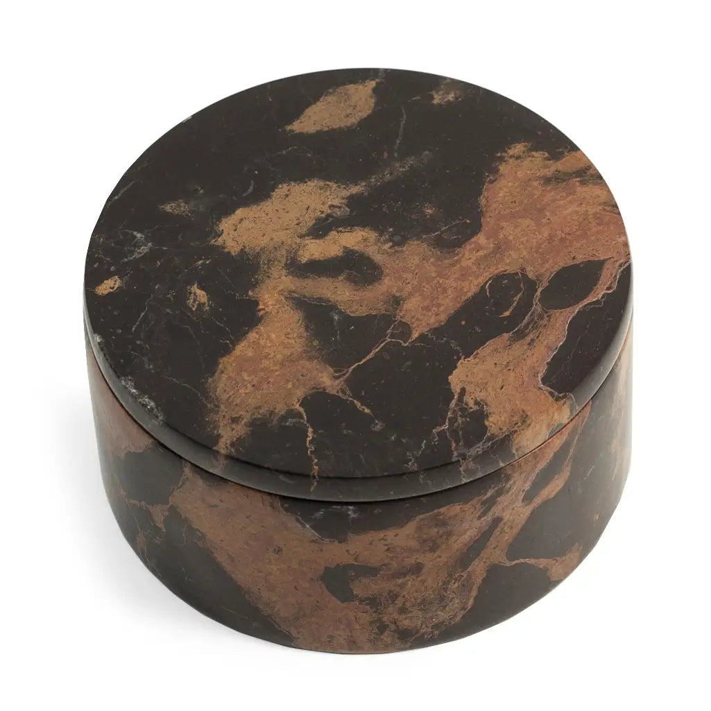Tiger Eye Round Box