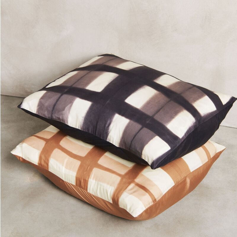 Mulberry Silk Shibori Print Pillow