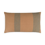 Striped Organic Cotton Lumbar Pillow Cover