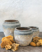 Earthy Blue Planter Pot