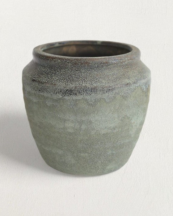 Earthy Blue Planter Pot