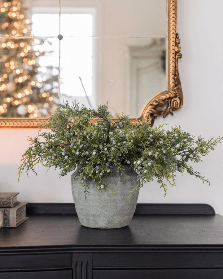 Earthy Blue Planter Pot